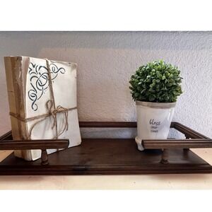 Cream Planter Indoor Outdoor Pot W/ Drainage Holes New "Bless our Nest" NWOT